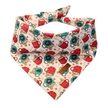 Load image into Gallery viewer, Ginger Bread Christmas Cocoa Cotton Bandana