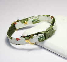 Load image into Gallery viewer, Clover Heart Cat Collar and Bunny Bow