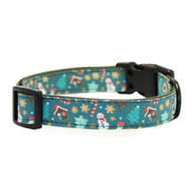 Load image into Gallery viewer, Green Ginger Bread Party Cotton Collar