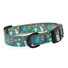 Load image into Gallery viewer, Green Ginger Bread Party Cotton Collar