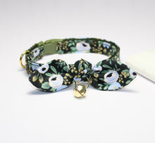 Load image into Gallery viewer, Rifle Paper Green Garden Party Collar and Bunny Bow