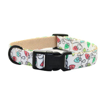 Load image into Gallery viewer, Holiday Lights Cotton Collar