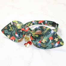 Load image into Gallery viewer, Woodland Mushrooms Cat Collar and Bunny Bow