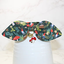 Load image into Gallery viewer, Woodland Mushrooms Cat Collar and Bunny Bow