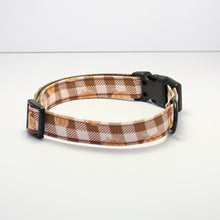 Load image into Gallery viewer, Pumpkin Plaid Cotton Collar