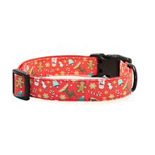 Load image into Gallery viewer, Red Ginger Bread Party Cotton Collar