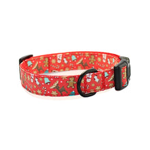 Load image into Gallery viewer, Red Ginger Bread Party Cotton Collar