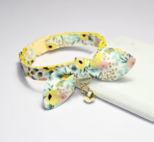 Load image into Gallery viewer, Rifle Paper Garden Party Yellow Collar and Bunny Bow