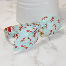 Load image into Gallery viewer, Dragon Fly Collar and Bunny Bow