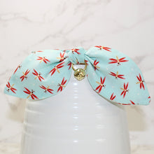 Load image into Gallery viewer, Dragon Fly Collar and Bunny Bow