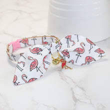 Load image into Gallery viewer, Flamingo Collar and Bunny Bow