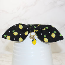 Load image into Gallery viewer, Summer Lemons Collar and Bunny Bow