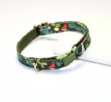Load image into Gallery viewer, Woodland Mushrooms Cat Collar and Bunny Bow