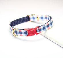Load image into Gallery viewer, Red White & Blue Collar and Bunny Bow