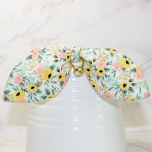 Load image into Gallery viewer, Rifle Paper Garden Party Yellow Collar and Bunny Bow