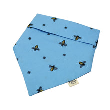 Load image into Gallery viewer, Honeycomb Blue Pet Bandana