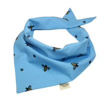 Load image into Gallery viewer, Honeycomb Blue Pet Bandana