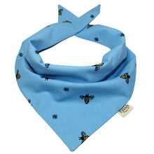 Load image into Gallery viewer, Honeycomb Blue Pet Bandana