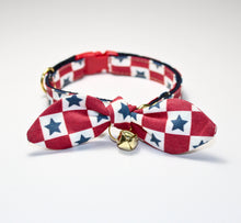 Load image into Gallery viewer, Patriotic Stars Collar and Bunny Bow