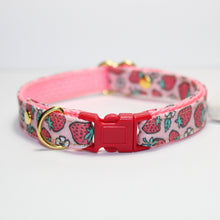 Load image into Gallery viewer, Summer Strawberry Collar and Bunny Bow