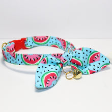 Load image into Gallery viewer, Summer Melon Cat Collar and Bunny Bow