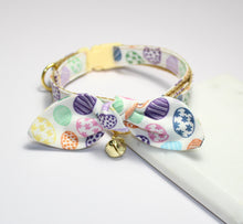 Load image into Gallery viewer, Easter Eggs Cat Collar and Bunny Bow
