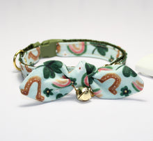 Load image into Gallery viewer, Lucky Charm Cat Collar and Bunny Bow
