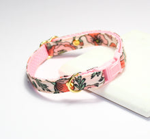 Load image into Gallery viewer, Pink Poppy Cat Collar and Bunny Bow
