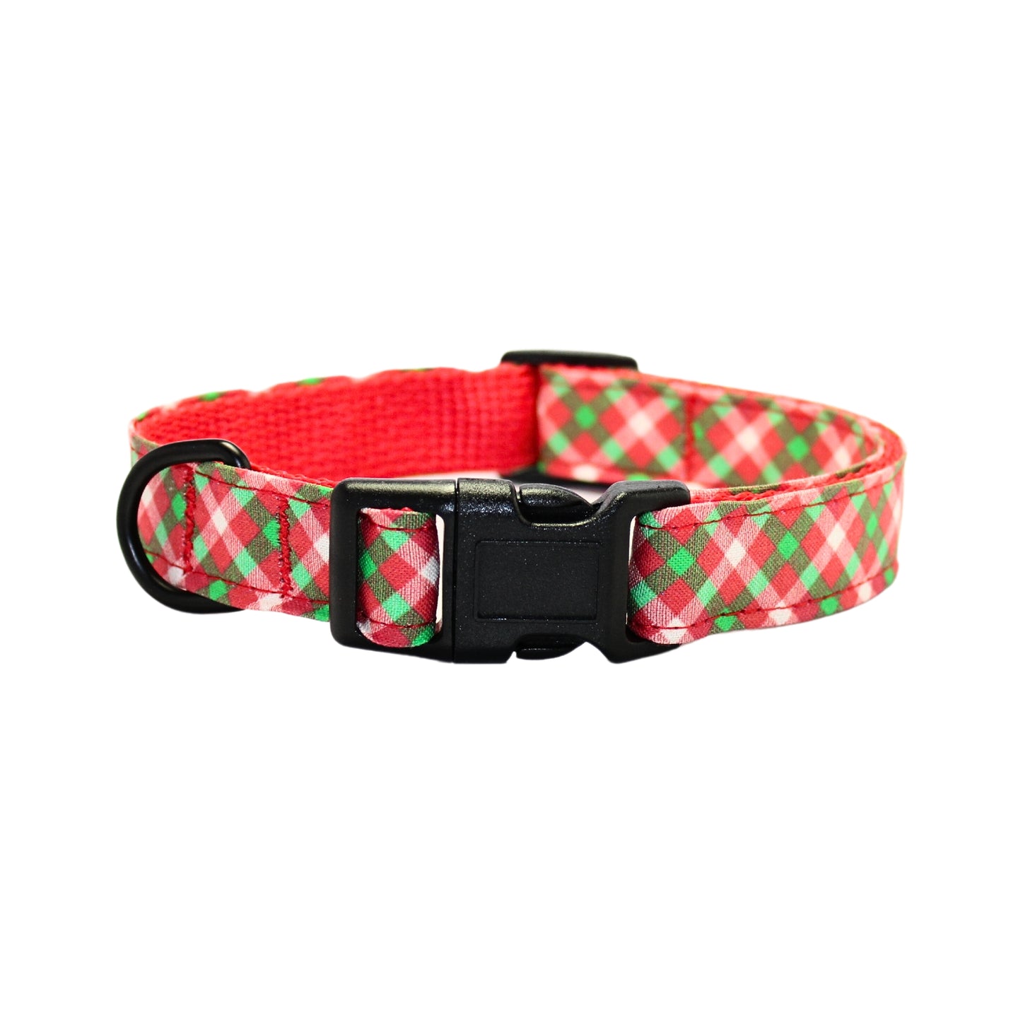 Holiday Plaid Cotton Collar