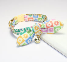 Load image into Gallery viewer, Summer Daisies Cat Collar and Bunny Bow
