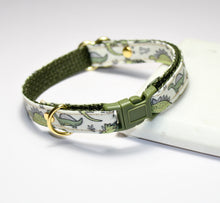 Load image into Gallery viewer, Baby Dino Cat Collar and Bunny Bow
