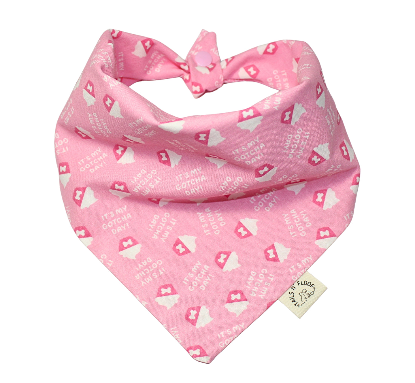 Its My Gotcha Day Pink Bandana