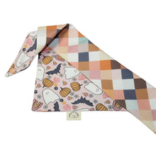 Load image into Gallery viewer, Halloween Reversible Dog Bandana
