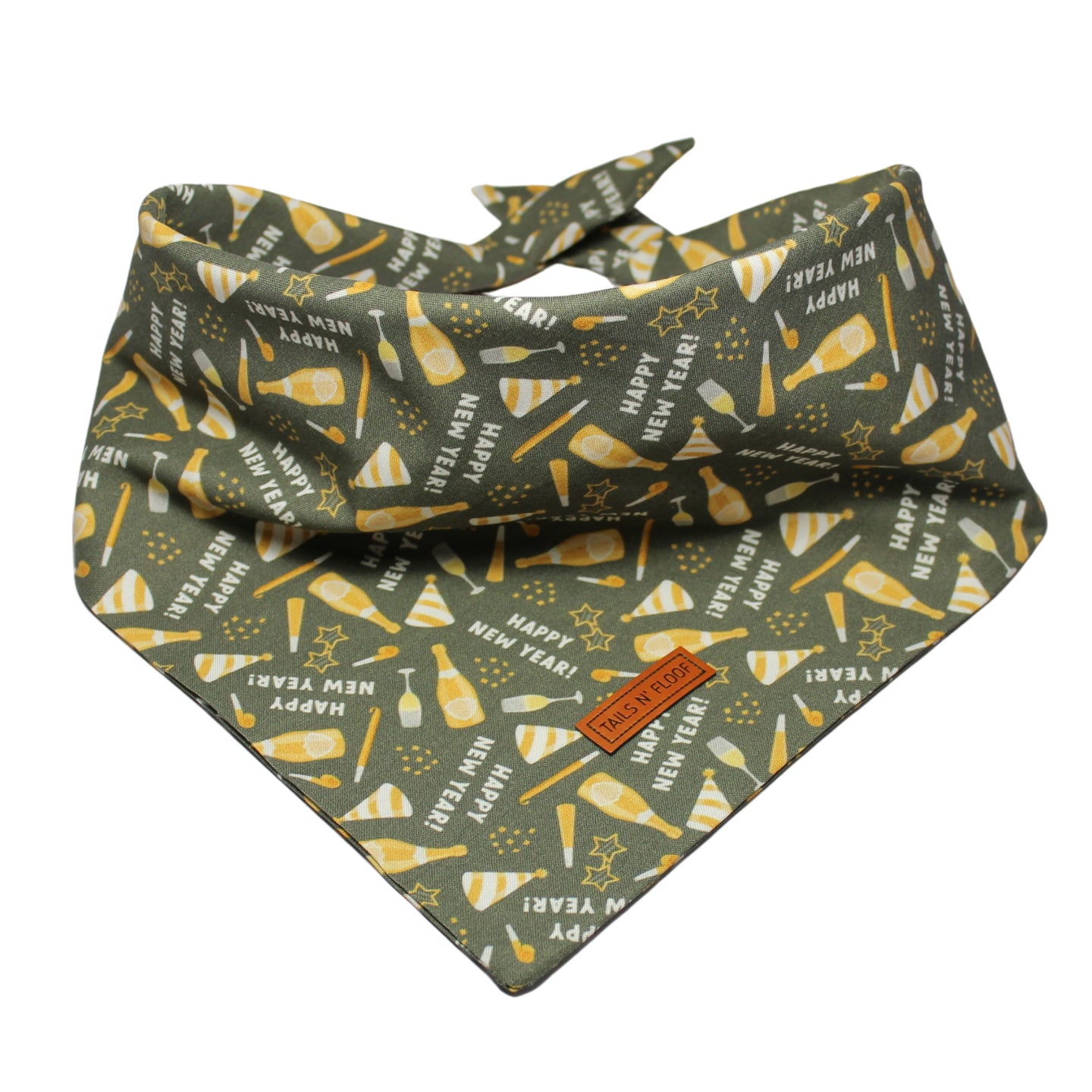Happy New Year Cotton Bandana