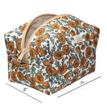 Load image into Gallery viewer, Poppy Quilted makeup Pouch

