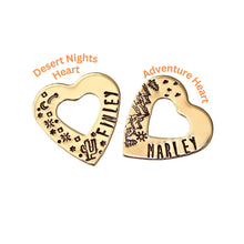 Load image into Gallery viewer, Washer Heart Pet ID Tags
