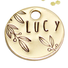Load image into Gallery viewer, Floral Dog &amp; Cat ID Tag
