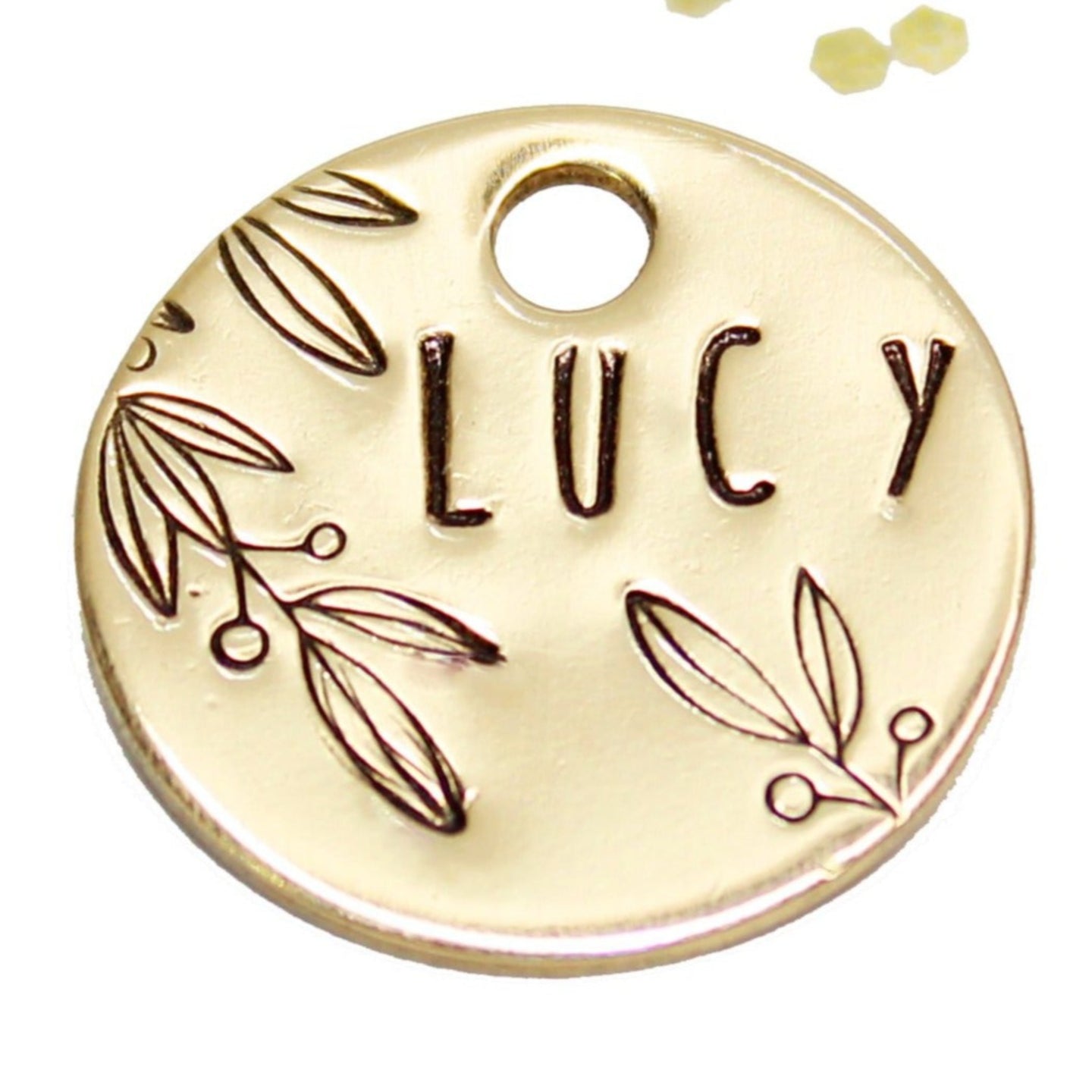 Floral Dog & Cat ID Tag