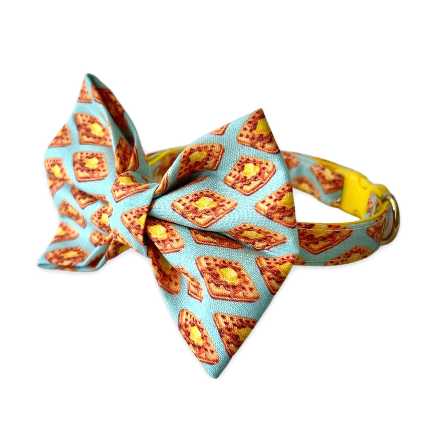 Waffly Cute Cat Collar and Bow Tie